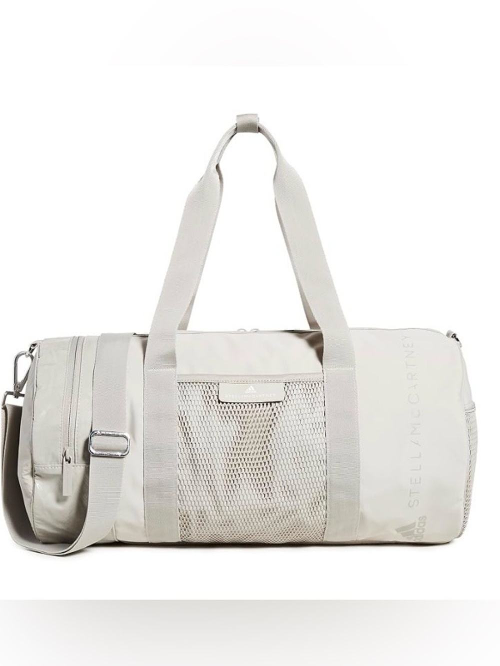 NWT Adidas Stella McCartney Light Gray Women's Duffle Bag - Casual Gym & Travel